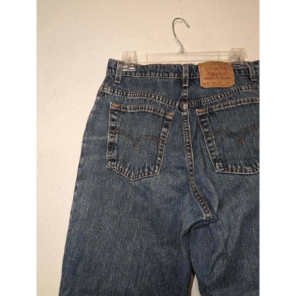 Women's Vintage Levi's 550 Made in the USA Relaxed Fit, Tapered Leg Size 12 - Picture 14 of 16